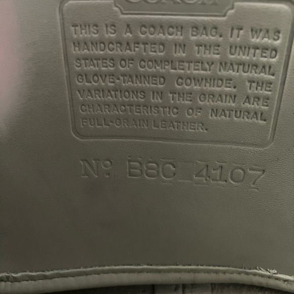 Coach Vintage Light Green Basket Shoulder Bag 4107 - Picture 5 of 13